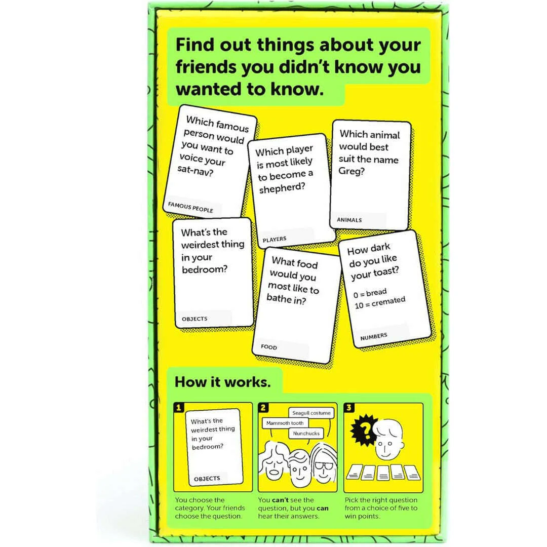 Big Potato Games - Dumb Questions To Ask Your Friends - Image 6