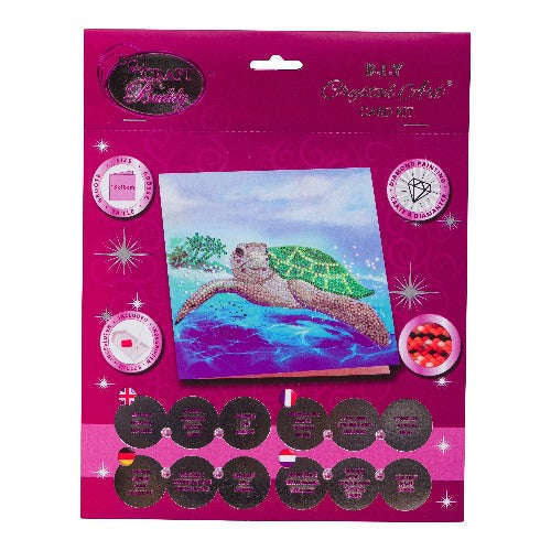 Crystal Art Card Kit - Turtle Paradise - Image 4