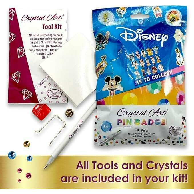 Crystal Art Disney Pin Badge Blind Bag - Image 5