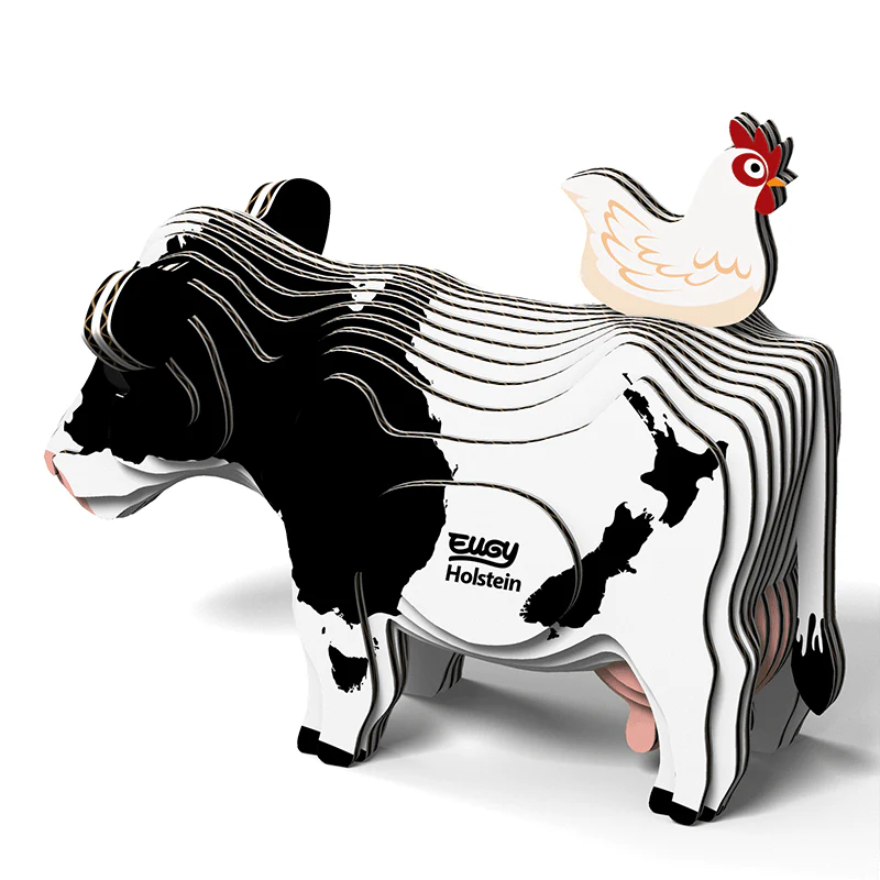 Eugy 3D Model 079 Holstein Friesian - Image 3