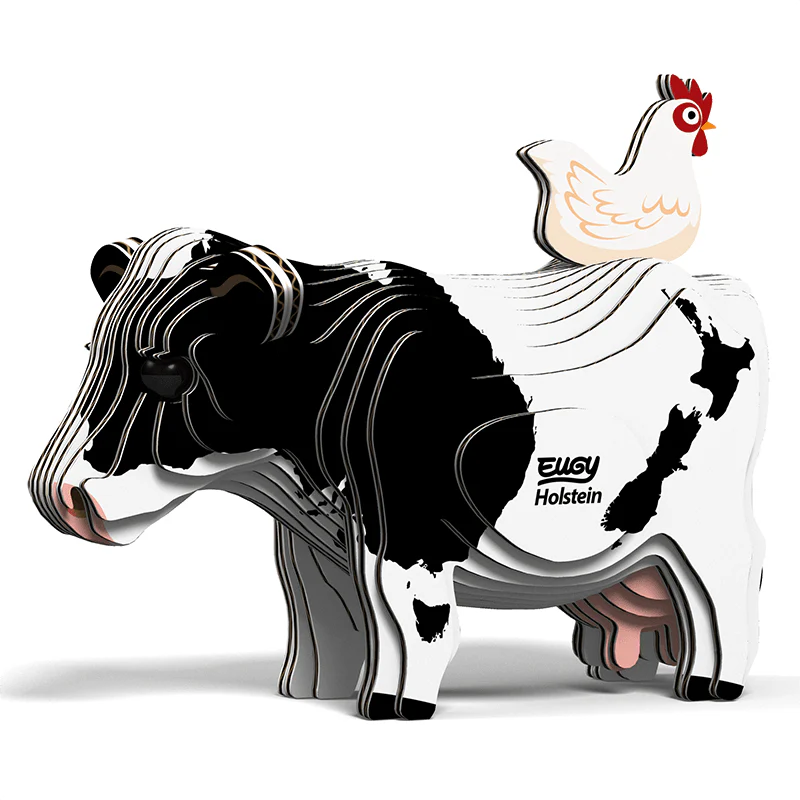 Eugy 3D Model 079 Holstein Friesian - Image 4