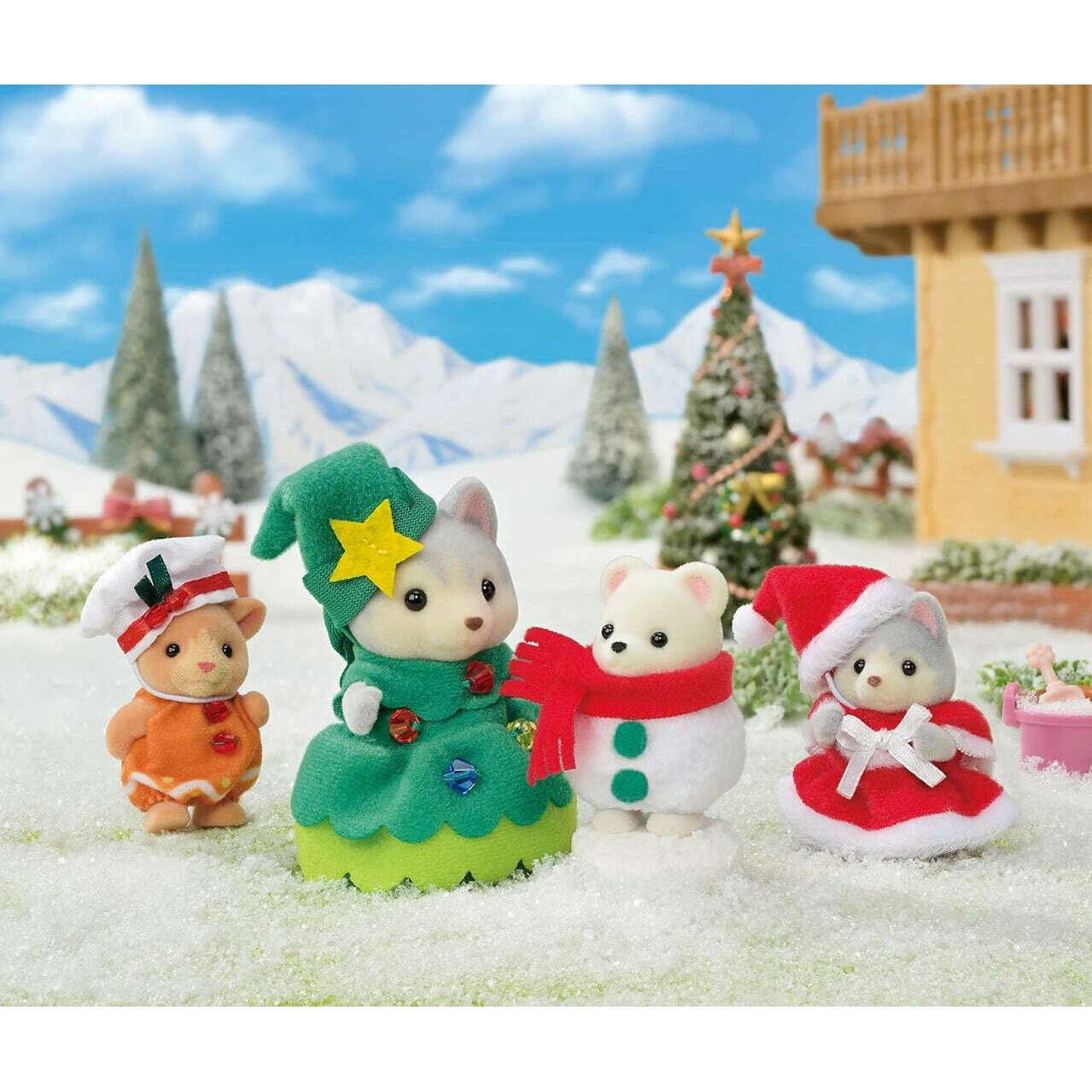 Sylvanian Families Happy Christmas Friends - Image 4